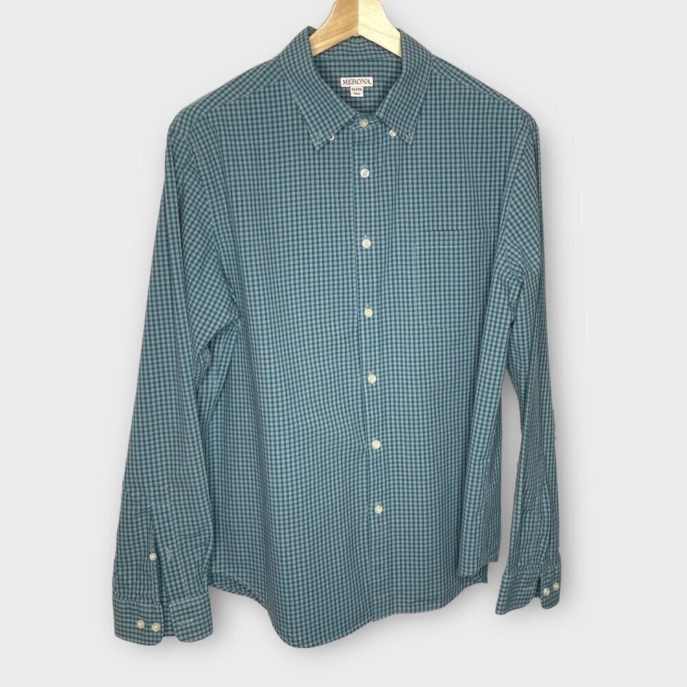 🦜 Merona Long Sleeve Button Down Size XL